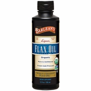 Barlean's Organic Oils, Lignan Flax Oil Liquid, Organic, 12 oz