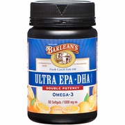 Barlean's Organic Oils, Ultra EPA-DHA, Fresh Catch Fish Oil, Orange Flavor, 60 Softgels