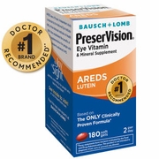 Bausch & Lomb, PreserVision Lutein, Eye Vitamin & Mineral, 180 Softgels