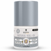 Bee & You, Natural Roll-On Deodorant for Men, Fresh Active, 1.7 oz