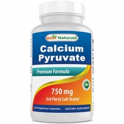 Best Naturals, Calcium Pyruvate 750 mg, 120 Vegetarian Capsules