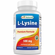 Best Naturals, L-Lysine 500 mg, 250 Tablets