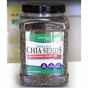 BetterBody Foods, Organic Chia Seeds, 2 lb (32 oz)