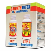 Bill Natural Sources, Liver Detox 3 Month Kit, 120 Capsules x 2 Bottles