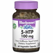 Bluebonnet Nutrition, 5-HTP 100 mg, 120 Vegetable Capsules