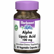 Bluebonnet Nutrition, Alpha Lipoic Acid 100 mg, 60 Vegetable Capsules