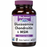 Bluebonnet Nutrition, Glucosamine Chondroitin Plus MSM, 60 Vegetable Capsules