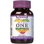 Bluebonnet Nutrition, Maxi One Whole Food-Based Multiple, With Iron, 30 Vegetable Capsules