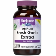 Bluebonnet Nutrition, Standardized Odor-Less Fresh Garlic Extract, 60 Enteric Coated Caplets