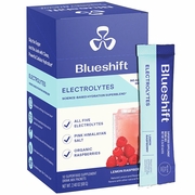Blueshift Nutrition, Electrolytes Drink Mix, Lemon Raspberry, 10 Stick Packs
