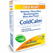 Boiron Homeopathics, ColdCalm, Homeopathic Cold Relief, For Everyone Ages 3+, 60 Tablets