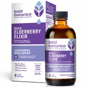 Bold Botanica, Bold Elderberry Elixir Syrup, 4 oz