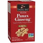 Bravo Tea, Absolute Panax Ginseng Herbal Tea, 20 Tea Bags