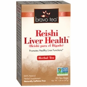 Bravo Tea, Reishi Liver Health Herbal Tea, 20 Tea Bags