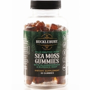 Bucklebury, Wild Crafted Irish Sea Moss Gummies, 60 Gummies