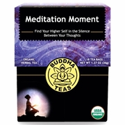 Buddha Teas, Meditation Moment, Organic Herbal Tea, 18 Tea Bags