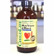 ChildLife Essentials, Multi Vitamin & Mineral Liquid For Children, Natural Orange Mango, 8 oz