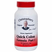 Christopher's Original Formulas, Quick Colon Capsule Formula Part 1, 90 Vegicaps