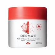 Derma E, Anti-Wrinkle Renewal Cream with Vitamin A Retinyl Palmitate, 4 oz
