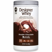 Designer Whey, 100% Premium Whey Protein Powder, Double Chocolate, 2 lb