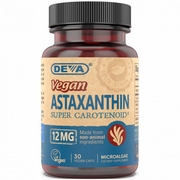 Deva Nutrition, Vegan Astaxanthin 12 mg, 30 Vegan Caps