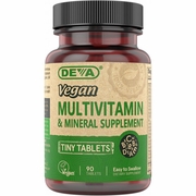 Deva Nutrition, Vegan Tiny Tablets Multivitamin & Mineral Supplement, 90 Tablets