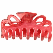 DiPrima Beauty, Medium Double Loop Hair Clamp - Gardenia - Twin Red, 1 ct