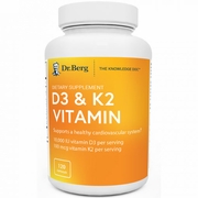 Dr. Berg Nutritionals, D3 & K2 Vitamin, 120 Capsules