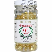 Dr. Kobe, Natural Vitamin E 400 IU, 200 Softgels