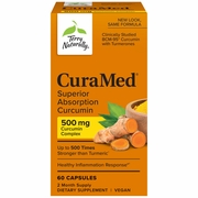 EuroPharma, Terry Naturally, CuraMed 500 mg, Superior Absorption Curcumin, 60 Capsules