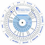 Fairhaven Health, Pregnancy Wheel & Ovulation Calendar,