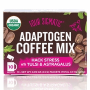 Four Sigmatic, Adaptogen Coffee Mix with Tulsi & Astragalus, 10 Packets