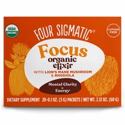 Four Sigmatic, Focus Organic Elixir Mix with Lion's Mane Mushroom & Rhodiola, 20 Packets Four Sigmatic, Focus Organic Elixir Mix with Lion's Mane Mushroom & Rhodiola, 20 Packets