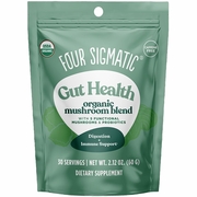 Four Sigmatic, Gut Health Organic Mushroom Blend, Caffeine Free, 2.12 oz (60 g)