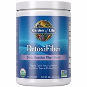 Garden of Life, DetoxiFiber Powder, Organic Detoxification Fiber Blend, Unflavored, 10.5 oz (300 g)