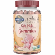 Garden of Life, mykind Organics Kids Multi Organic Fruit + Vitamins Gummies, Cherry Flavor, 120 Vegan Gummy Bears