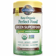 Garden of Life, Perfect Food Raw Organic Green Superfood Powder - Chocolate Cacao, 11.9 oz (338 g)
