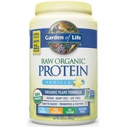 Garden of Life, Raw Organic Protein Powder - Vanilla, 22 oz (624 g)
