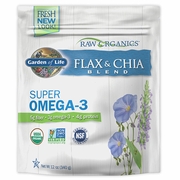 Garden of Life, Raw Organics Flax & Chia Blend, 12 oz (340 g)