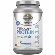 Garden of Life, SPORT Refuel Organic Plant-Based Protein Powder, Vanilla, 28.4 oz (806 g)
