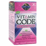 Garden of Life, Vitamin Code, 50 & Wiser Women's Formula, 240 Veggie Caps