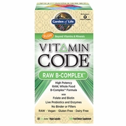 Garden of Life, Vitamin Code RAW B-Complex, High Potency Whole Food, 120 Vegan Capsules