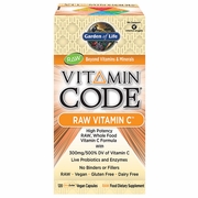 Garden of Life, Vitamin Code RAW Vitamin C, 500 mg Whole Food with Bioflavonoids, 120 Vegan Capsules