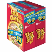 General Mills, Lucky Charms, Frosted Toasted Oat Cereal with Marshmallows, 23 oz x 2 Pack