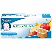 Gerber, NatureSelect 2nd Foods Assorted Fruit, 18 Pack (3.93 lb)