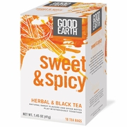 Good Earth Tea, Original Herbal & Black Tea, Sweet & Spicy, 18 Tea Bags