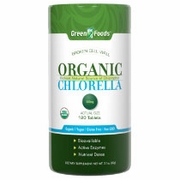 Green Foods Corporation, Organic Chlorella 500mg, 120 Tablets