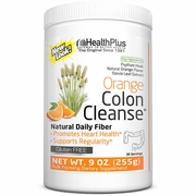 Health Plus Inc., Colon Cleanse Powder - Natural Orange Flavor, 9 oz (36 Servings)