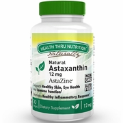 Health Thru Nutrition, Astaxanthin (as Natural AstaZine) 12 mg, 30 Softgels
