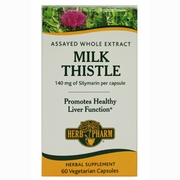 Herb Pharm, Milk Thistle 140 mg, 60 Vegetarian Capsules